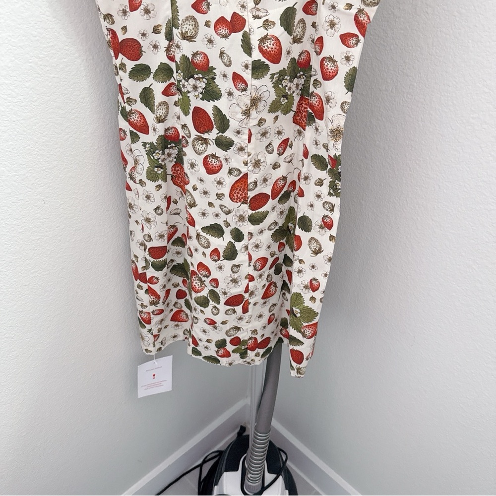 RARE NWT Rouje Angie Strawberry Print dress - Picture 9 of 10